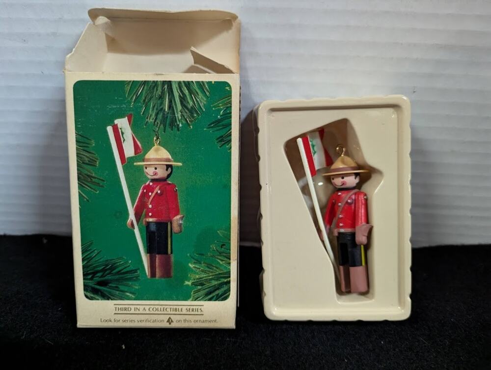 Vintage LOT of Christmas Ornaments LOT OF 10 PIECES nutcracker polar bear, more